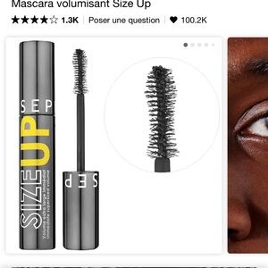 Sephora Size Up Mascara - Intense Black ( NEW )